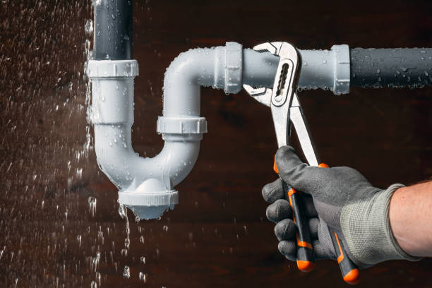 Professional Sewer Line Repair technician working in Pinehurst, MA